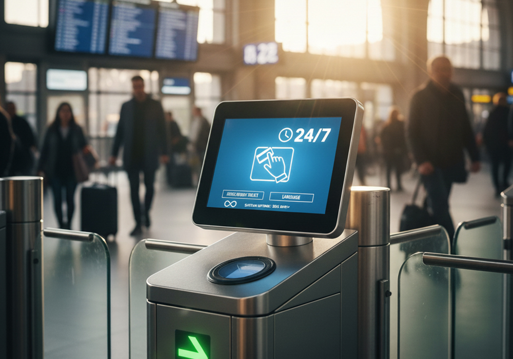 Most turnstiles operate 24/7 without interruption